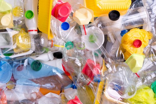 Eco-friendly disposal and recycling in garage